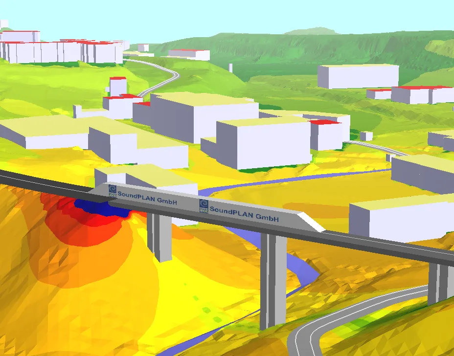 SoundPLAN module - 3D Graphics Animation