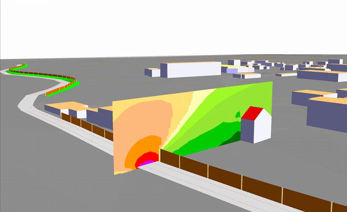 SoundPLAN module – Grid Cross Section Map SoundPLAN module - Grid Cross Section Map